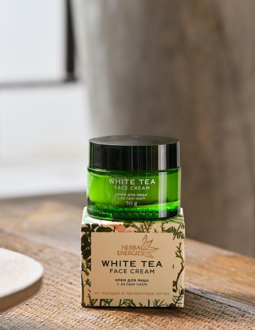 Herbal Energies Arckrém fehér teával SPF 10